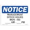 Signmission Safety Sign, OSHA Notice, 10" Height, Sign, Portrait OS-NS-D-710-V-14138 - alternate 1